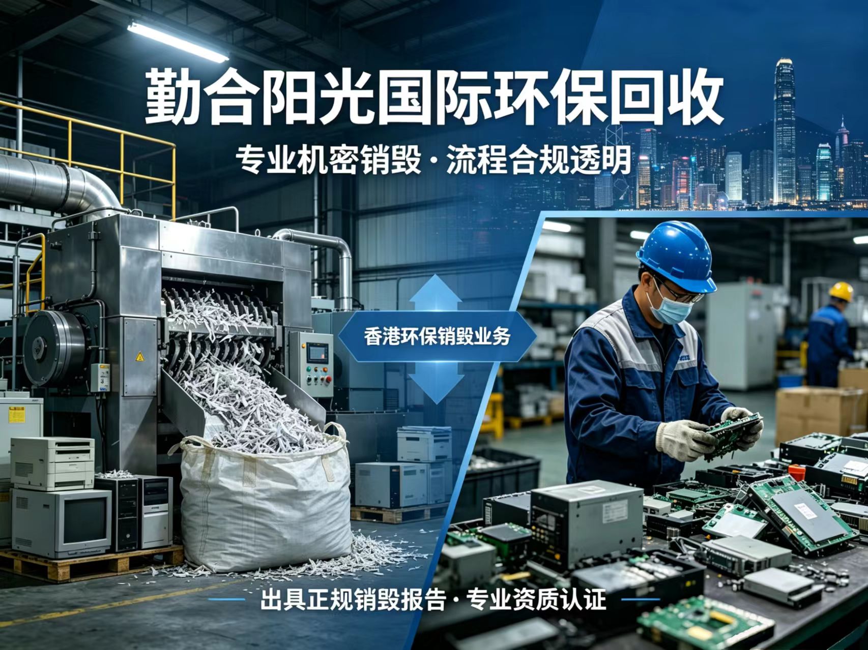 勤合阳光国际环保销毁-流程透明
